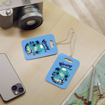Tropical Luggage Tag: Travel Nurse, Summer Vacation Accessory