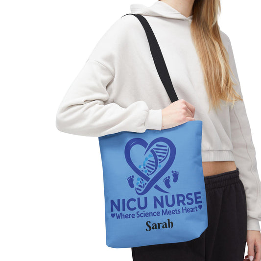 NICU Nurse Tote Bag: Science Meets Heart, Healthcare Gift