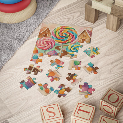 Candyland Kids' Puzzle: Whimsical Sweet Treats, Educational Toy