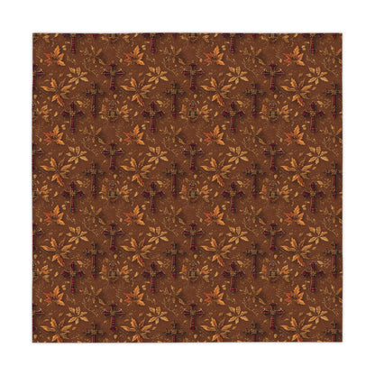 Autumn Leaves Tablecloth: Fall Harvest Dining Decor