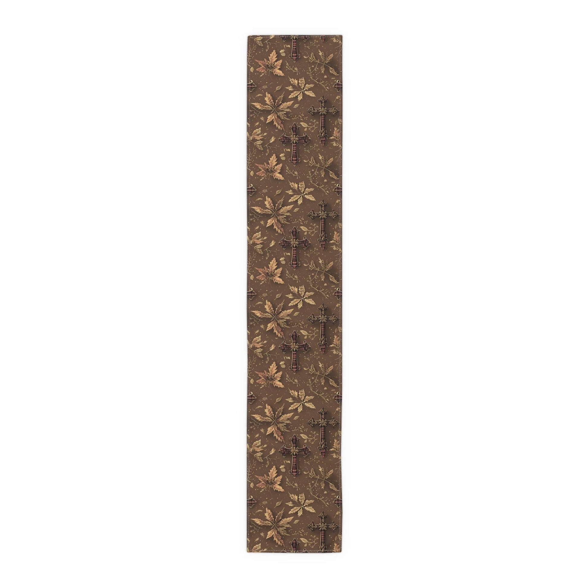 Rustic Floral Table Runner: Vintage Style Autumn Decor