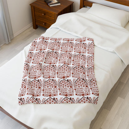 Pet Lover Plush Blanket: Cozy Home Decor Throw