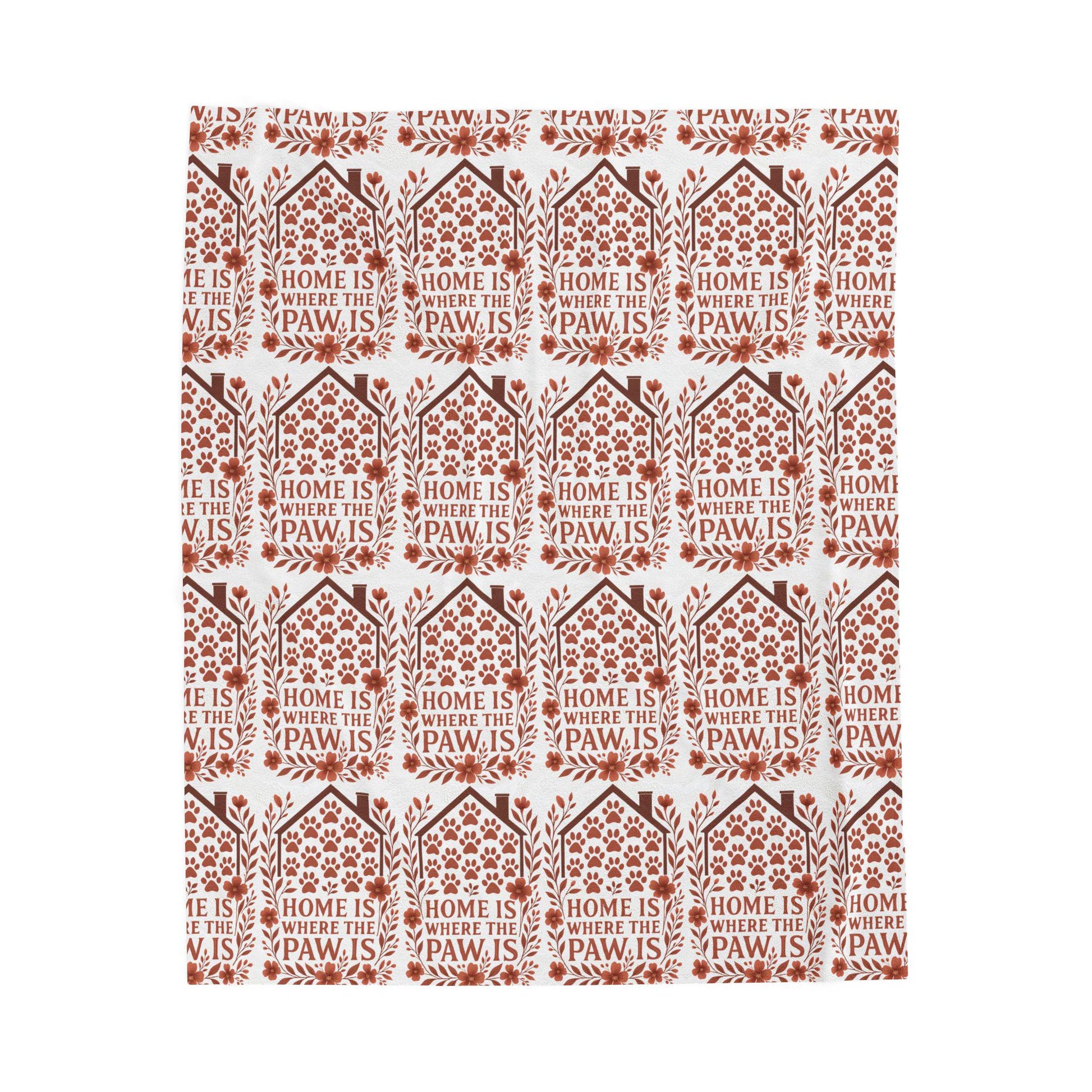 Pet Lover Plush Blanket: Cozy Home Decor Throw