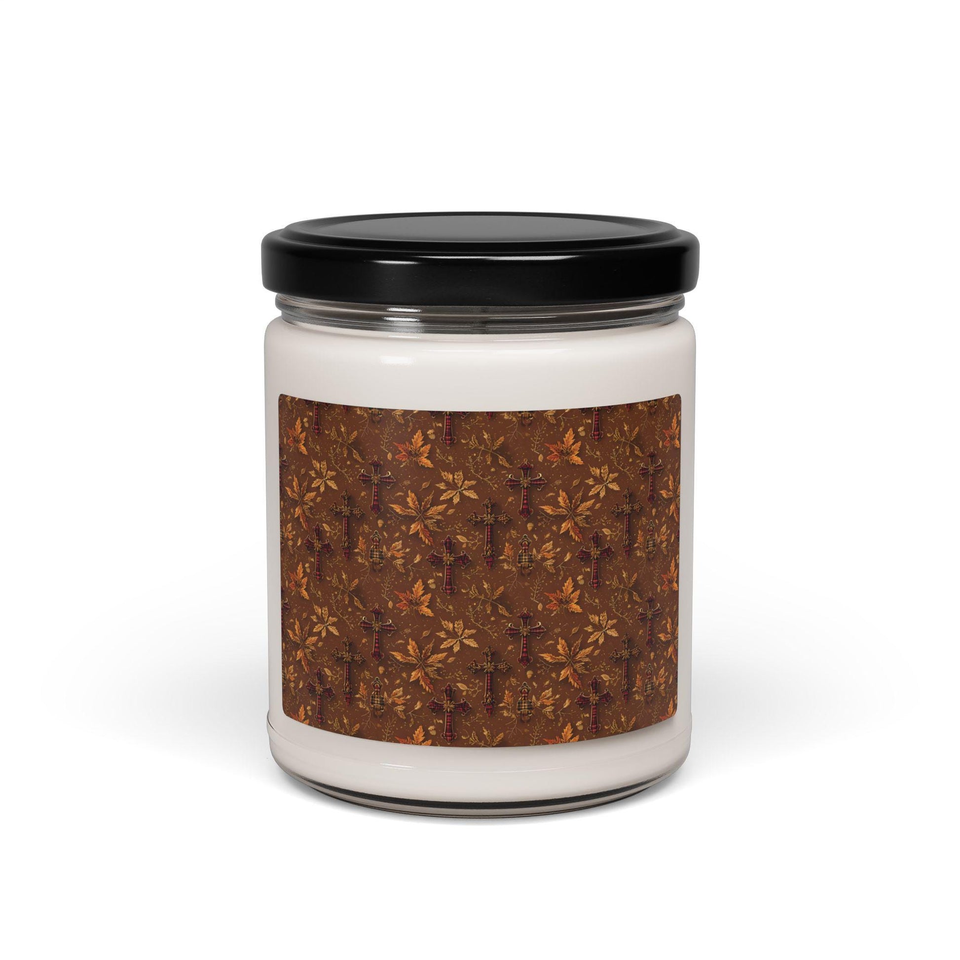 Warm Autumn Scented Soy Candle: Eco-Friendly Home Decor