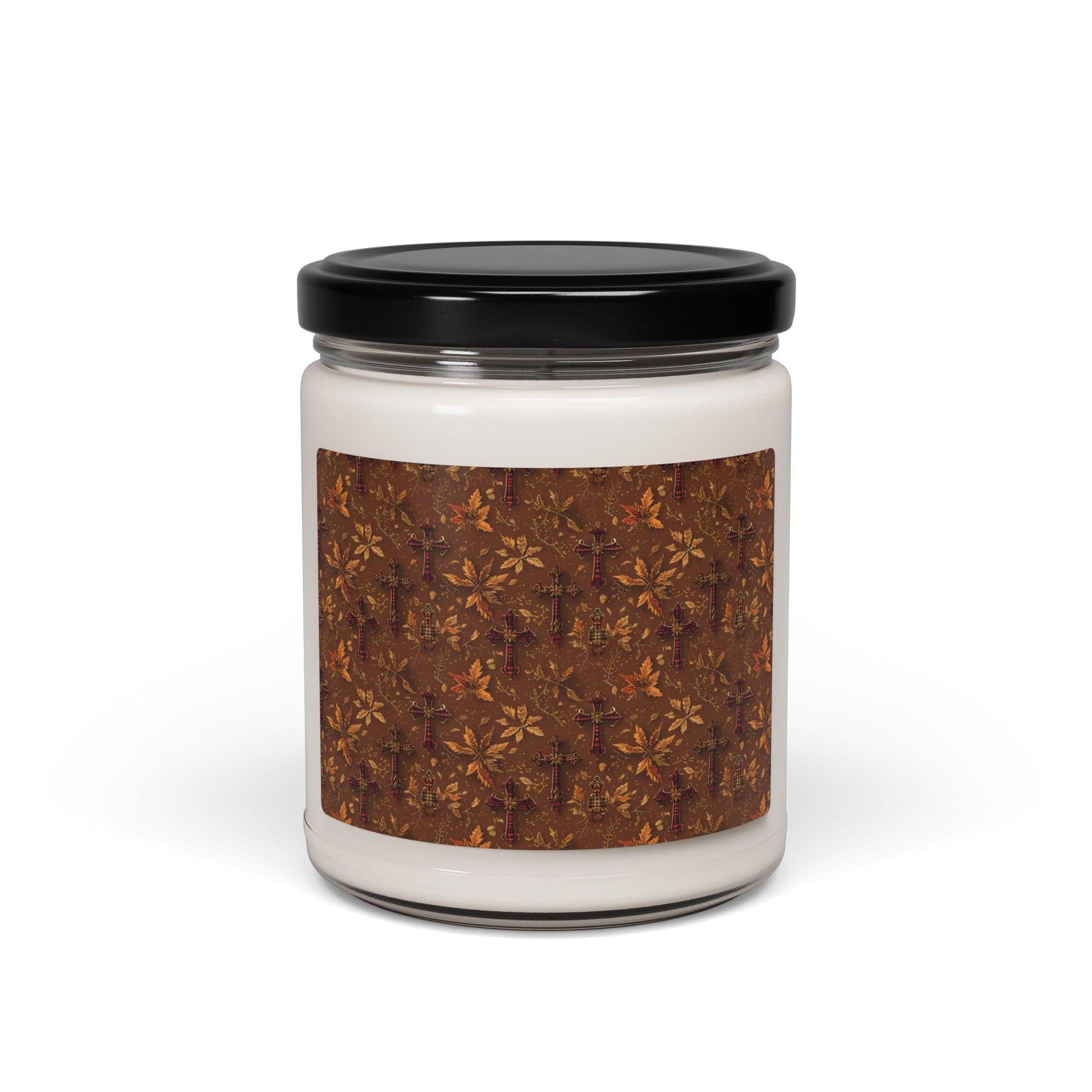 Warm Autumn Scented Soy Candle: Eco-Friendly Home Decor