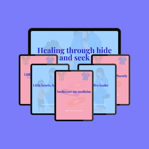 Pediatric Nurse Quote Templates: Canva Editable Social Media Bundle (PDF Download)