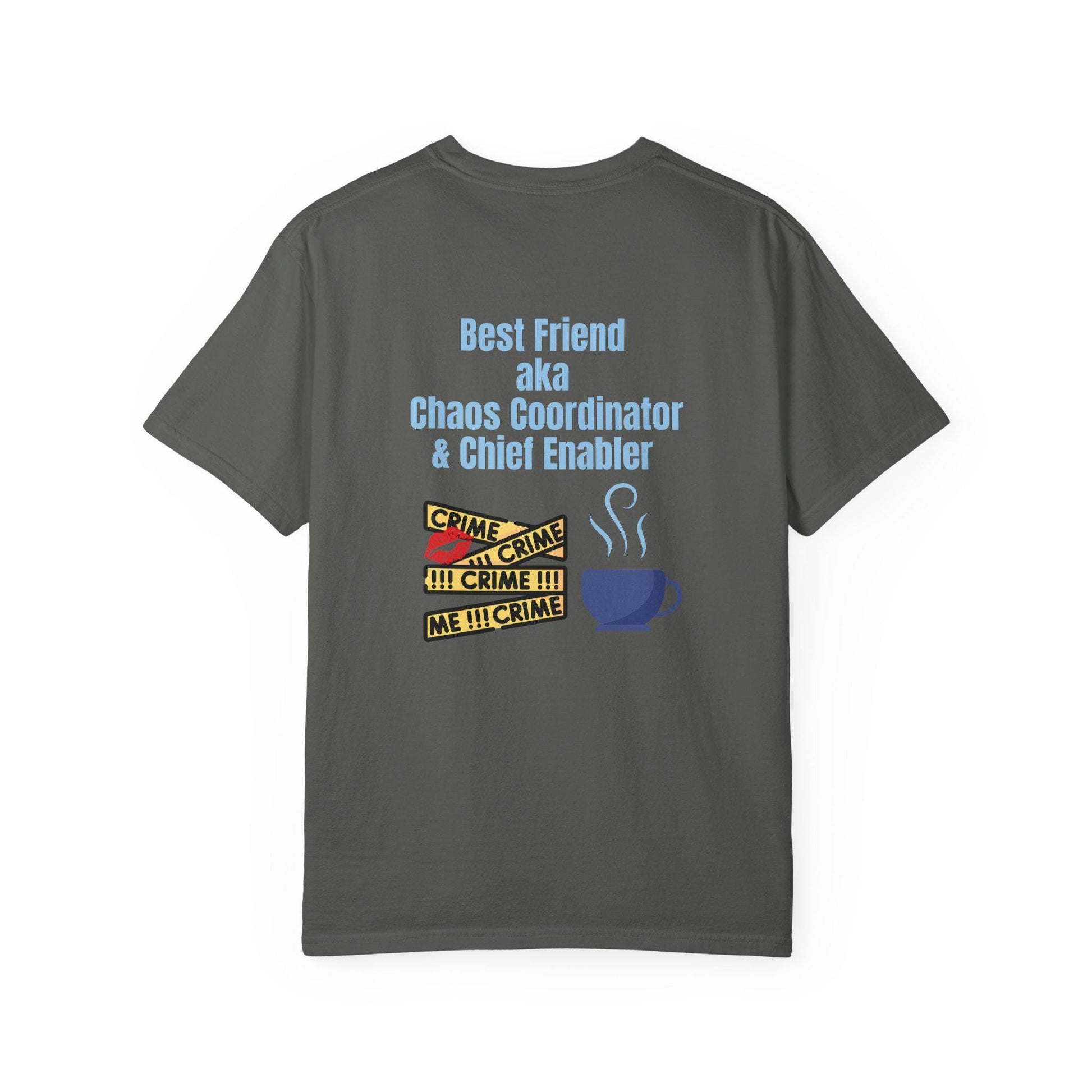 Best Friend Chaos Coordinator T-Shirt, Unisex Tee, Gift for Besties, Fun Friendship Shirt, Birthday Present, Casual Wear