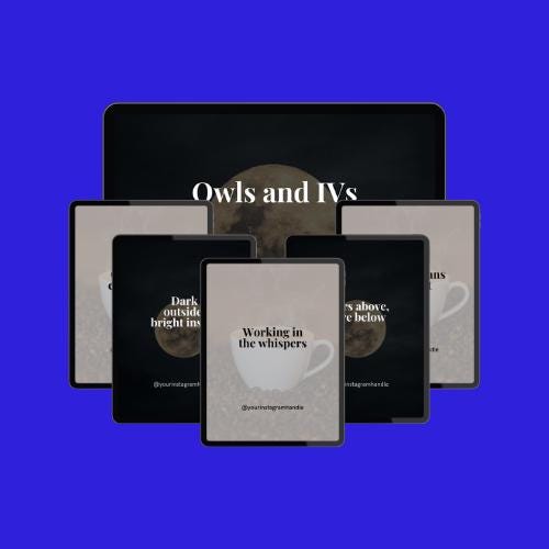 Night Shift Nurse Quote Templates: Editable Canva Designs (PDF Download)