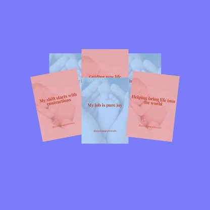 Labor and Delivery Nurse Quotes: 100 Editable Canva Templates (PDF Download