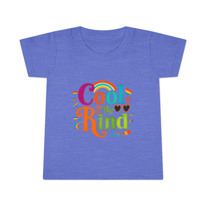 Colorful Cool 2 Be Kind Toddler T-shirt, Youth Shirt, Kids Gift, Playdate Outfit, Fun Summer Tee, Birthday, Everyday Wear