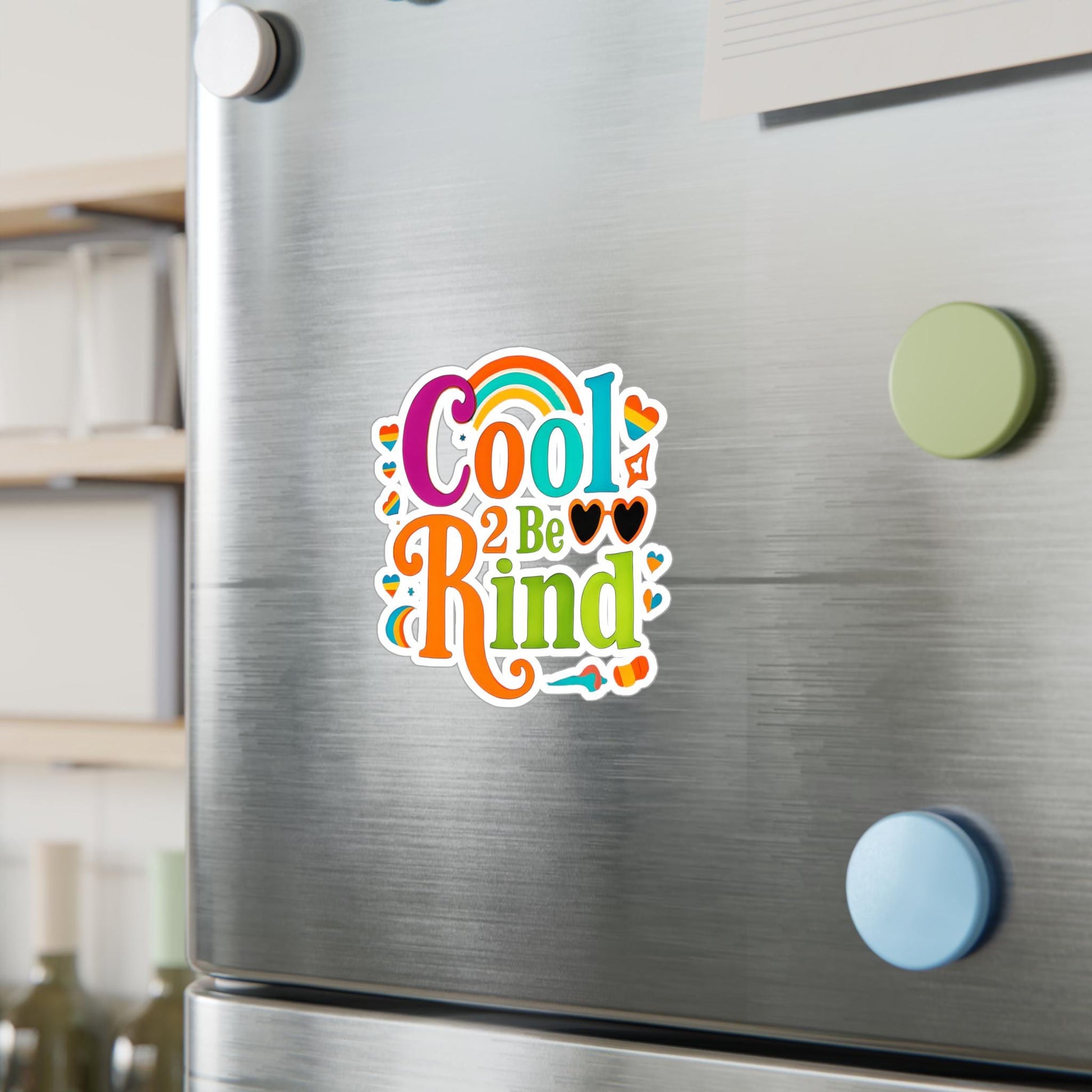 Kindness Vinyl Decals: Vibrant Stickers for Laptop, Water Bottle, LGBTQ+ Decor