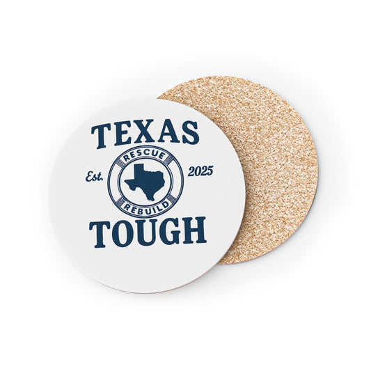 Coasters, Texas Tough Rescue and Rebuild design - strength through tragedy, Drink Coasters, Home Decor, Housewarming Gift, Texas Pride,