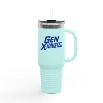 Gen X-Hausted Insulated Travel Mug: 40oz Stainless Steel Tumbler