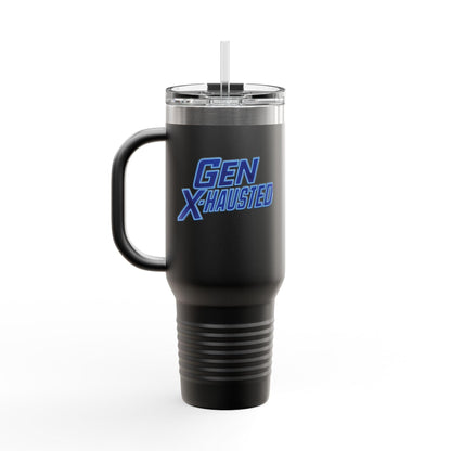 Gen X-Hausted Insulated Travel Mug: 40oz Stainless Steel Tumbler