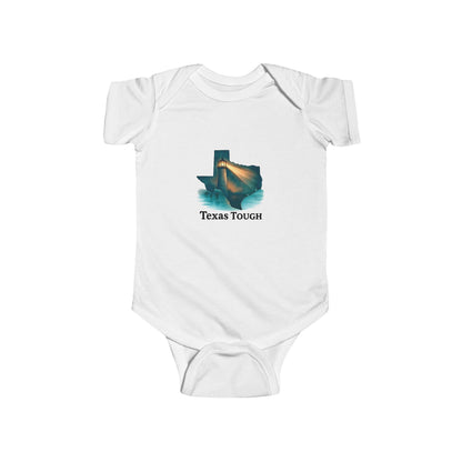 Texas Tough Infant Bodysuit - Cute Baby Clothes, Newborn Gift, Texas Pride, Baby Shower Present, Toddler Apparel