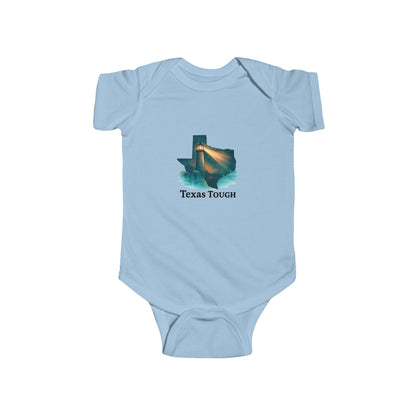 Texas Tough Infant Bodysuit - Cute Baby Clothes, Newborn Gift, Texas Pride, Baby Shower Present, Toddler Apparel