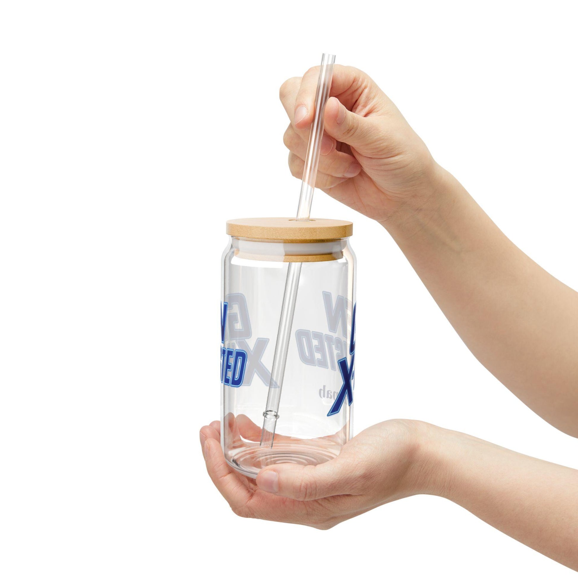 Gen X-Hausted Sipper Glass: Funny 16oz Novelty Drinking Cup