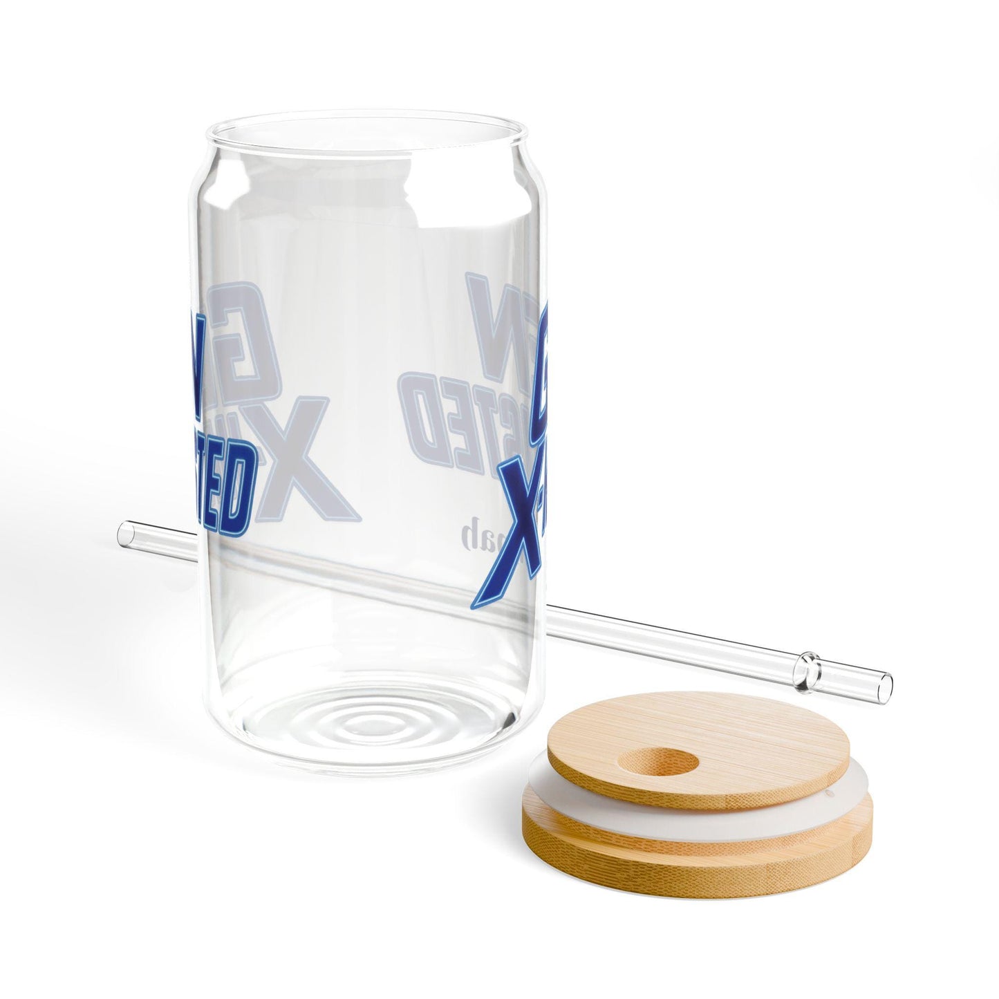 Gen X-Hausted Sipper Glass: Funny 16oz Novelty Drinking Cup
