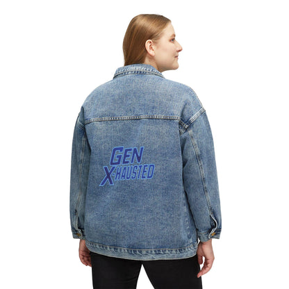 Gen X Humor Denim Jacket: Sarcastic Jean Coat, Vintage Style