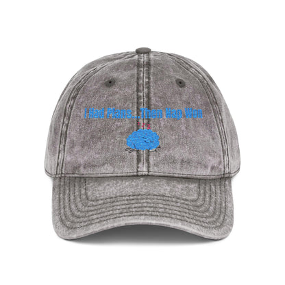 Embroidered Baseball Cap: I Had Plans and then Nap Won - Vintage Snapback