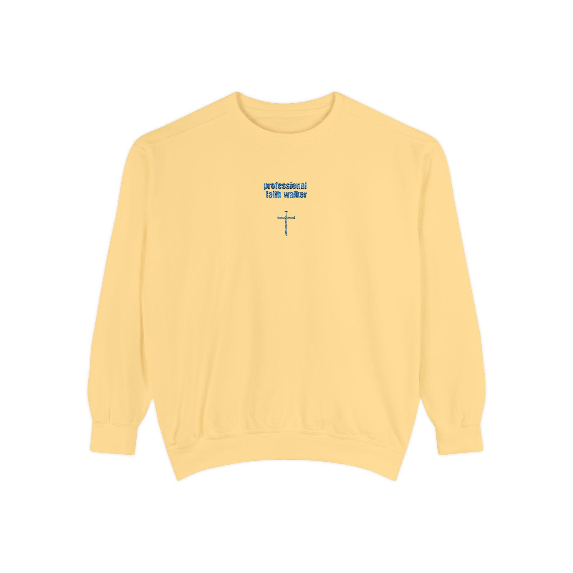 Embroidered Christian Faith Sweatshirt: Inspirational Bible Verse Jumper