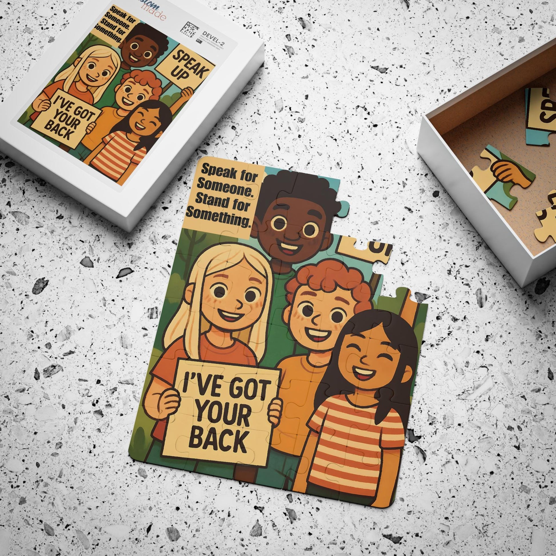 Empowering Kids' Puzzle: Speak Up! 30-Piece Educational Toy