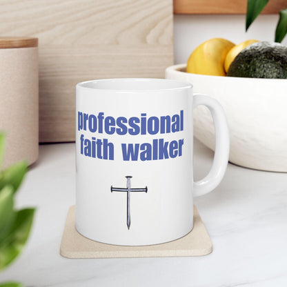 Faith Walker Christian Coffee Mug: Inspirational Religious Gift