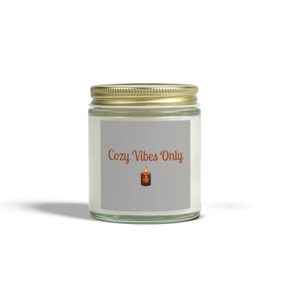 Cozy Scented Candle: Coconut Apricot Wax, Aromatherapy Home Decor