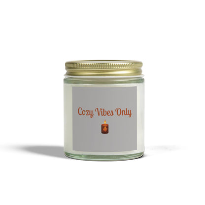 Cozy Scented Candle: Coconut Apricot Wax, Aromatherapy Home Decor