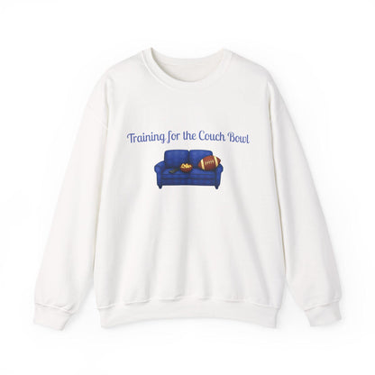 Training for the Couch Bowl Embroidered Sweatshirt: Lazy Day Loungewear
