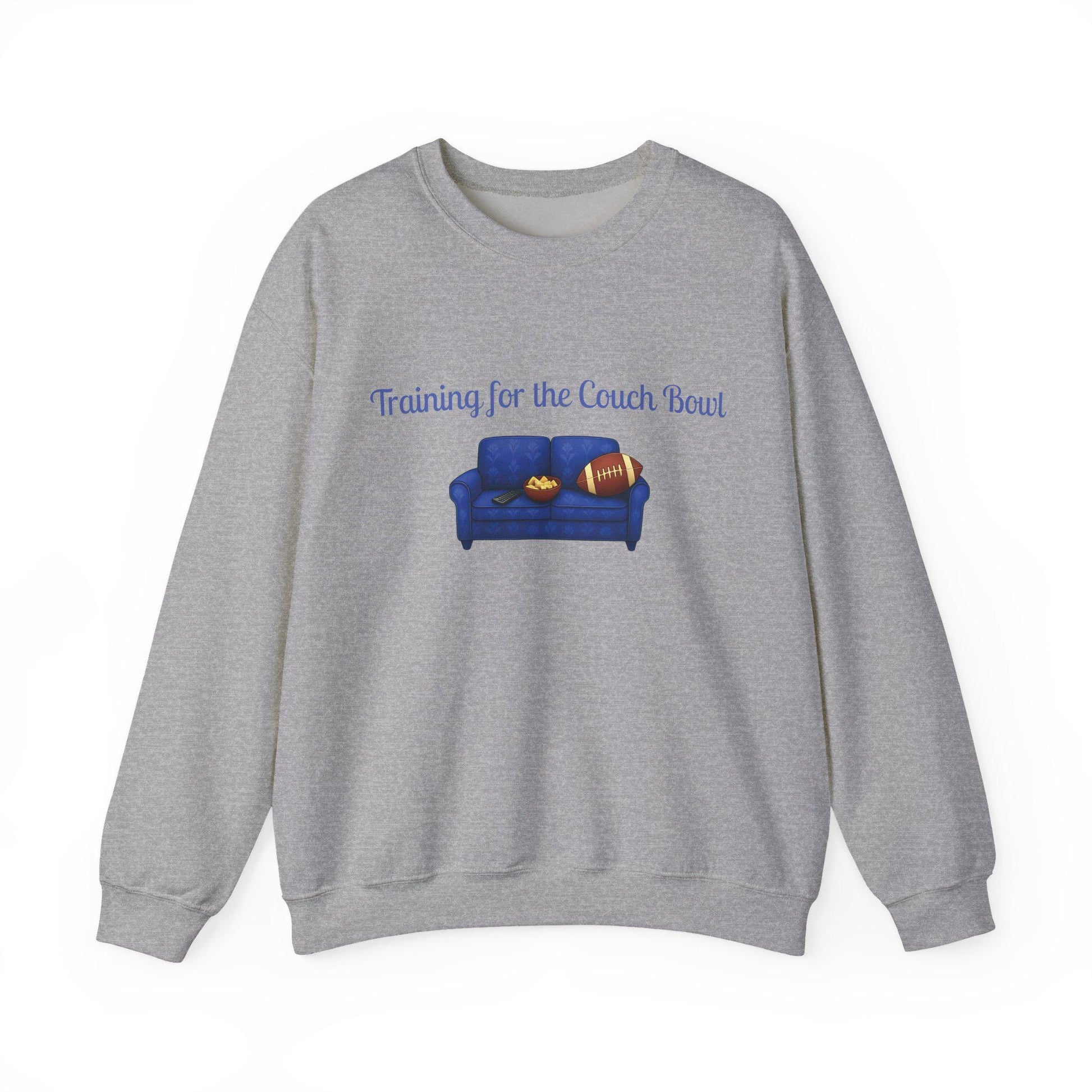 Training for the Couch Bowl Embroidered Sweatshirt: Lazy Day Loungewear