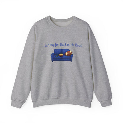 Training for the Couch Bowl Embroidered Sweatshirt: Lazy Day Loungewear