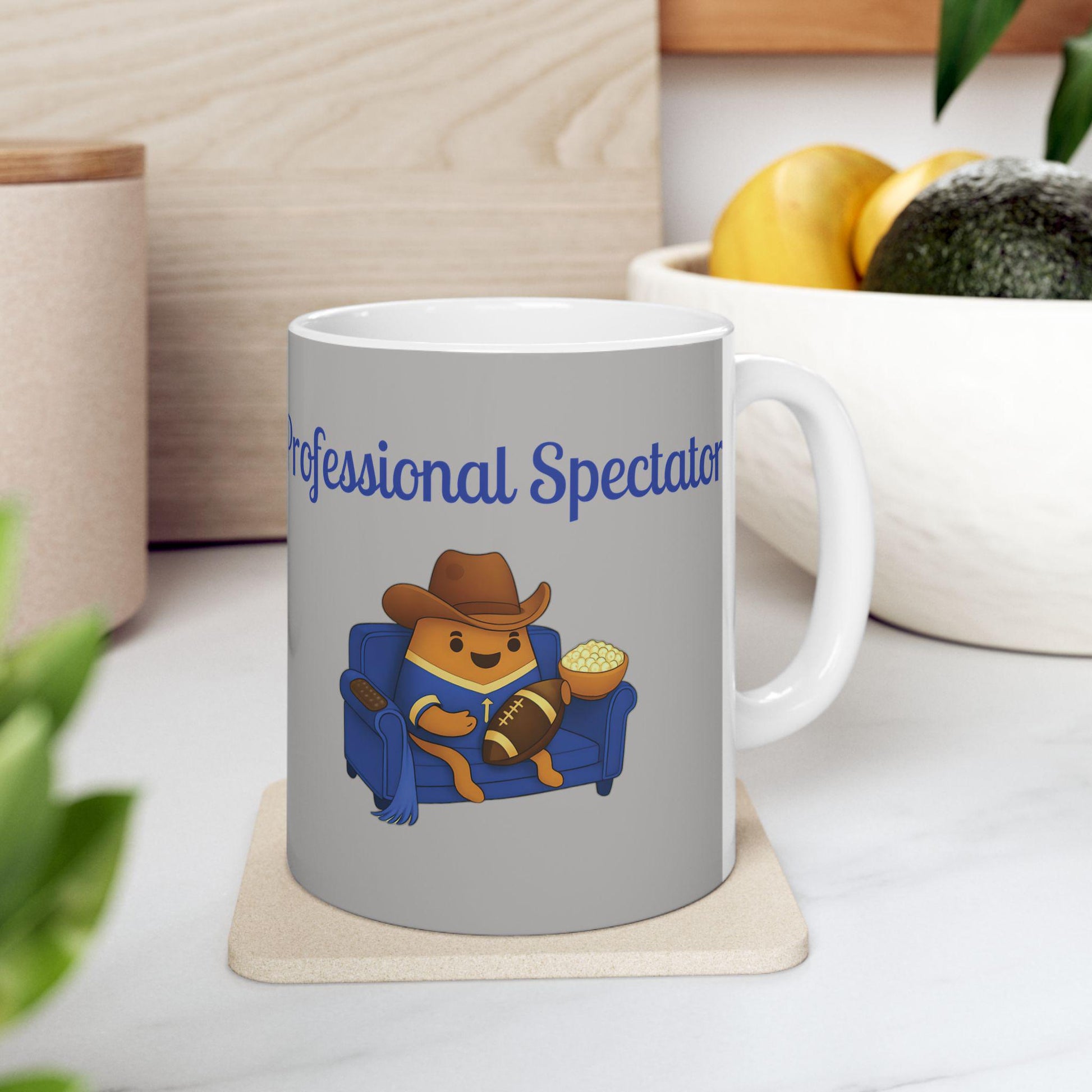 Football Season Coffee Mug: Professional Spectator Ceramic Drinkware