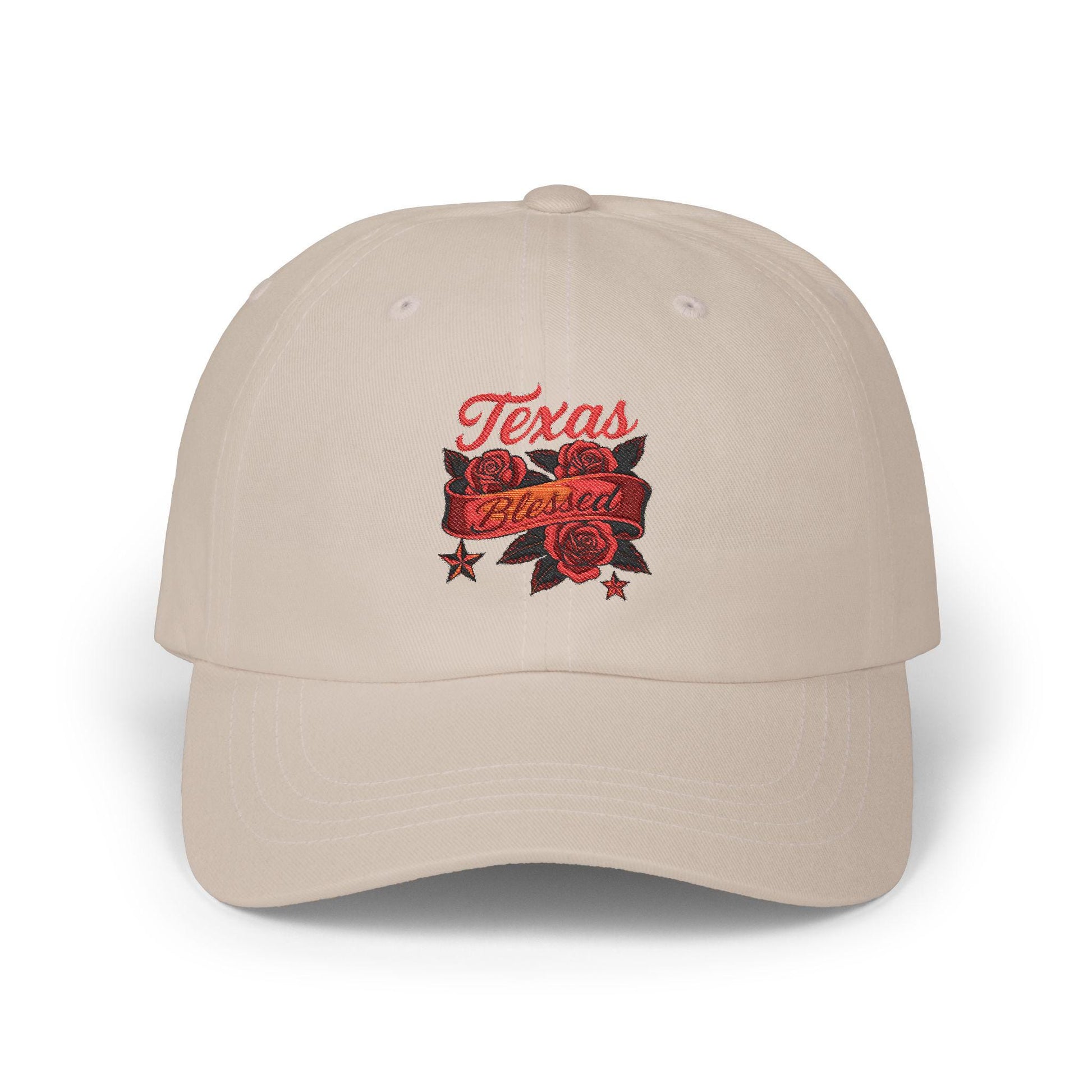 Texas Blessed Rose Dad Cap: Vintage Style Baseball Hat
