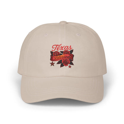 Texas Blessed Rose Dad Cap: Vintage Style Baseball Hat