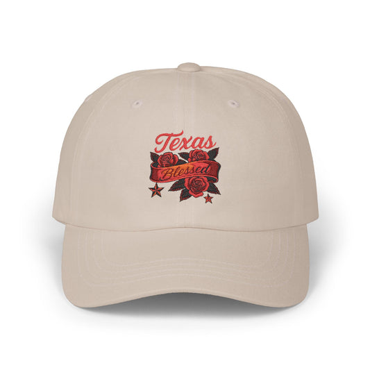 Texas Blessed Rose Dad Cap: Vintage Style Baseball Hat