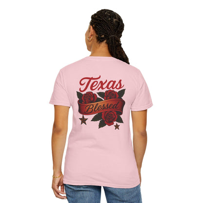 Texas Blessed Garment-Dyed T-shirt: Unisex Comfort Colors Tee