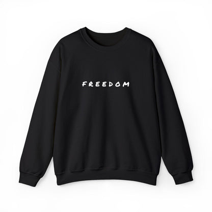 Freedom Crewneck Sweatshirt: Cozy Unisex Cotton-Blend