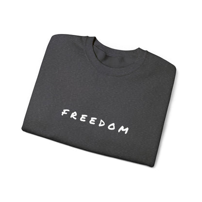 Freedom Crewneck Sweatshirt: Cozy Unisex Cotton-Blend