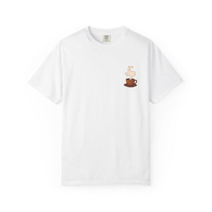 Blessings Brewed T-Shirt, Faith-Inspired Tee, Coffee Lover Gift, Texas Pride Apparel, Unisex Casual Wear