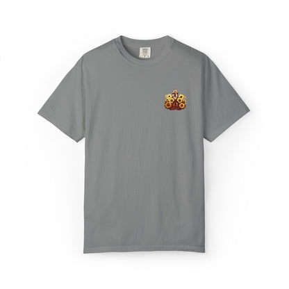 Embroidered Sunflower Texas T-Shirt: God is Good Southern Style