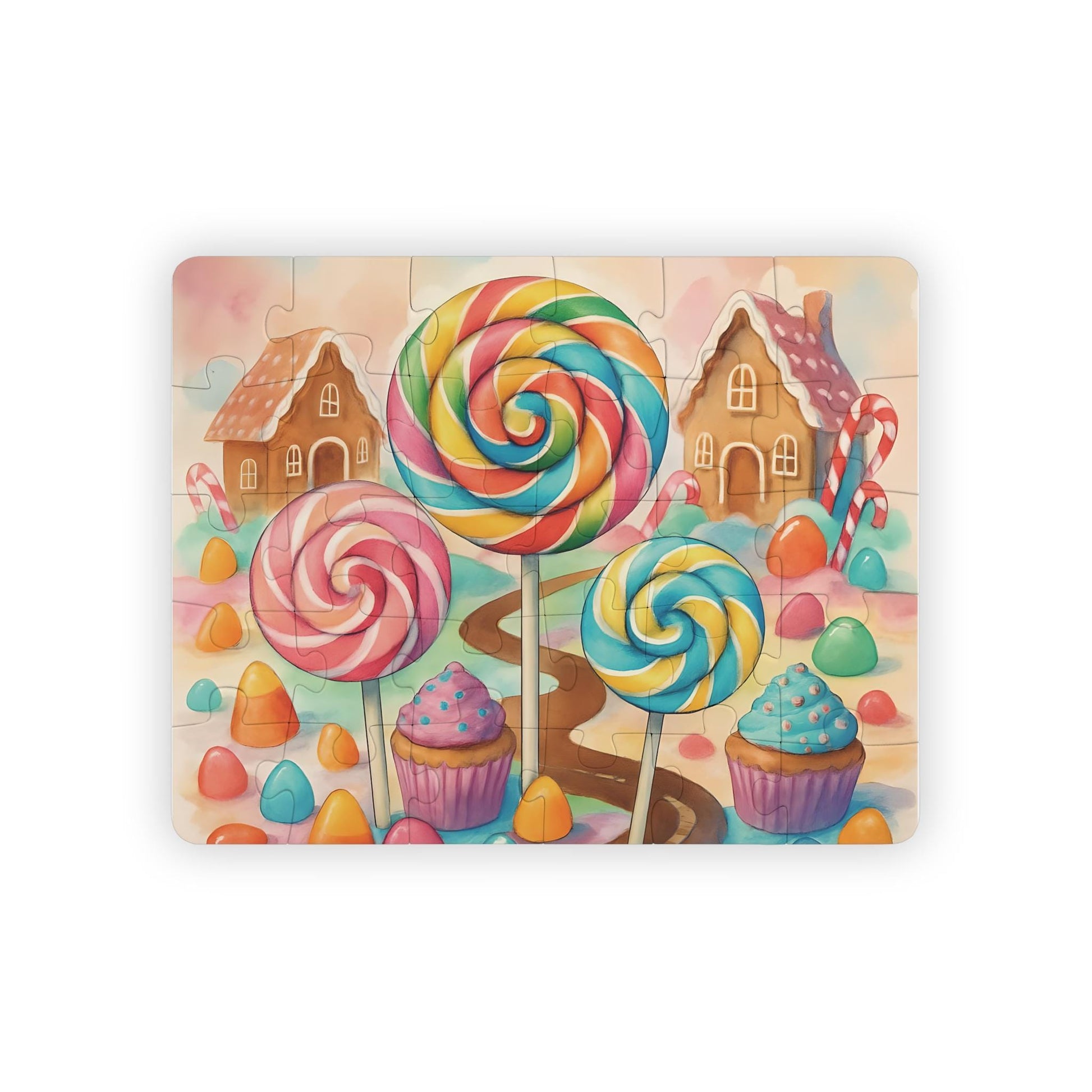Candyland Kids' Puzzle: Whimsical Sweet Treats, Educational Toy