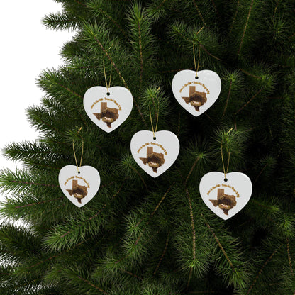 Jesus is the Gift Texas Ornament: Religious Christmas Decor