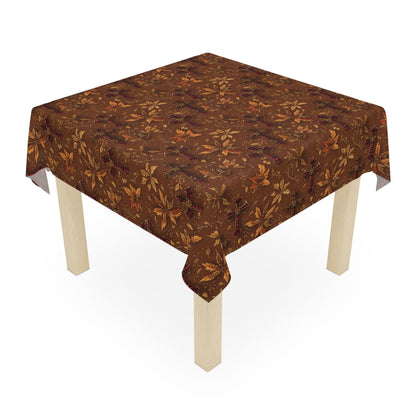 Autumn Leaves Tablecloth: Fall Harvest Dining Decor