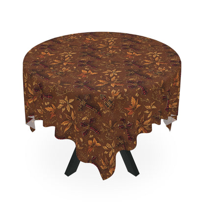 Autumn Leaves Tablecloth: Fall Harvest Dining Decor