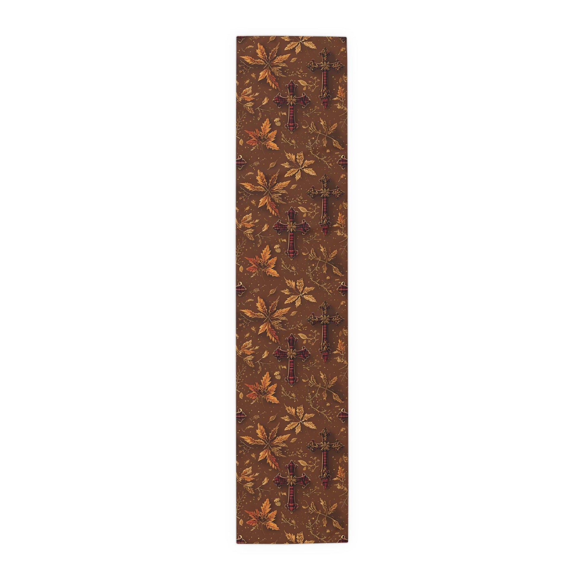 Rustic Floral Table Runner: Vintage Style Autumn Decor