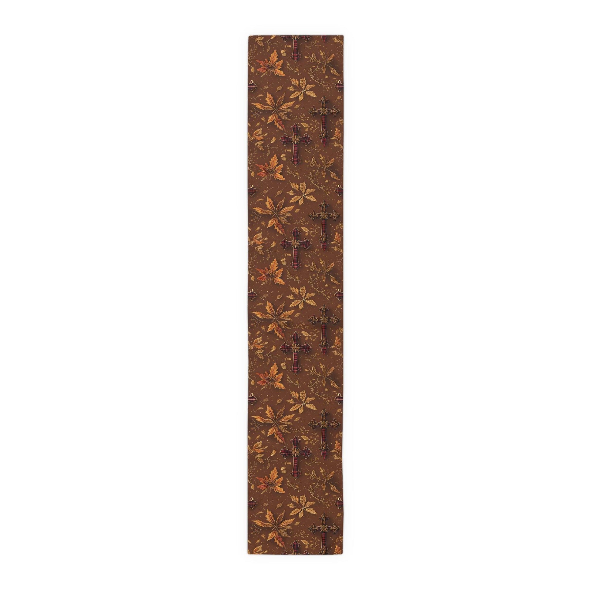Rustic Floral Table Runner: Vintage Style Autumn Decor