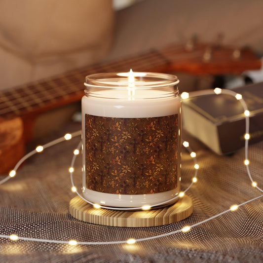 Warm Autumn Scented Soy Candle: Eco-Friendly Home Decor