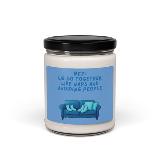 Funny Best Friend Gift Candle, Scented Soy Candle 9oz - Friendship Candle, Humorous Candle, Gag Gift Candle, Novelty Candle, Birthday Gift