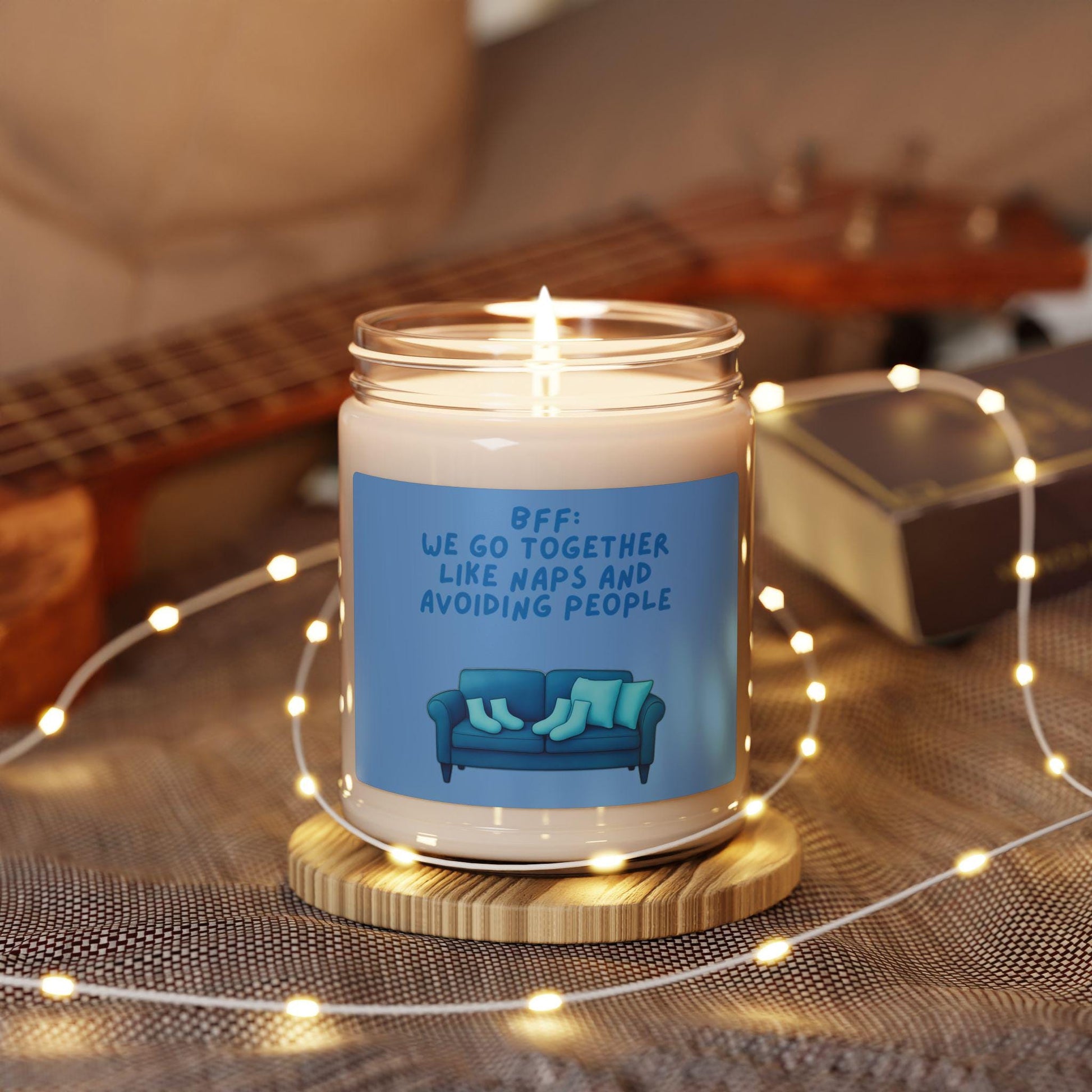 Funny Best Friend Gift Candle, Scented Soy Candle 9oz - Friendship Candle, Humorous Candle, Gag Gift Candle, Novelty Candle, Birthday Gift